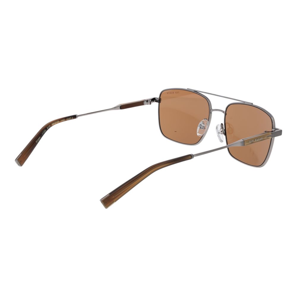 Ted Baker Silberne Männer-Sonnenbrille