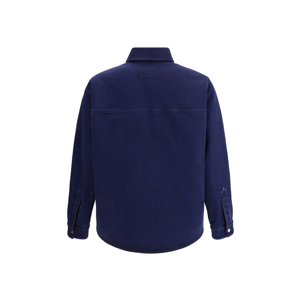 Gucci Hemd aus Denim und Flanell Reversible