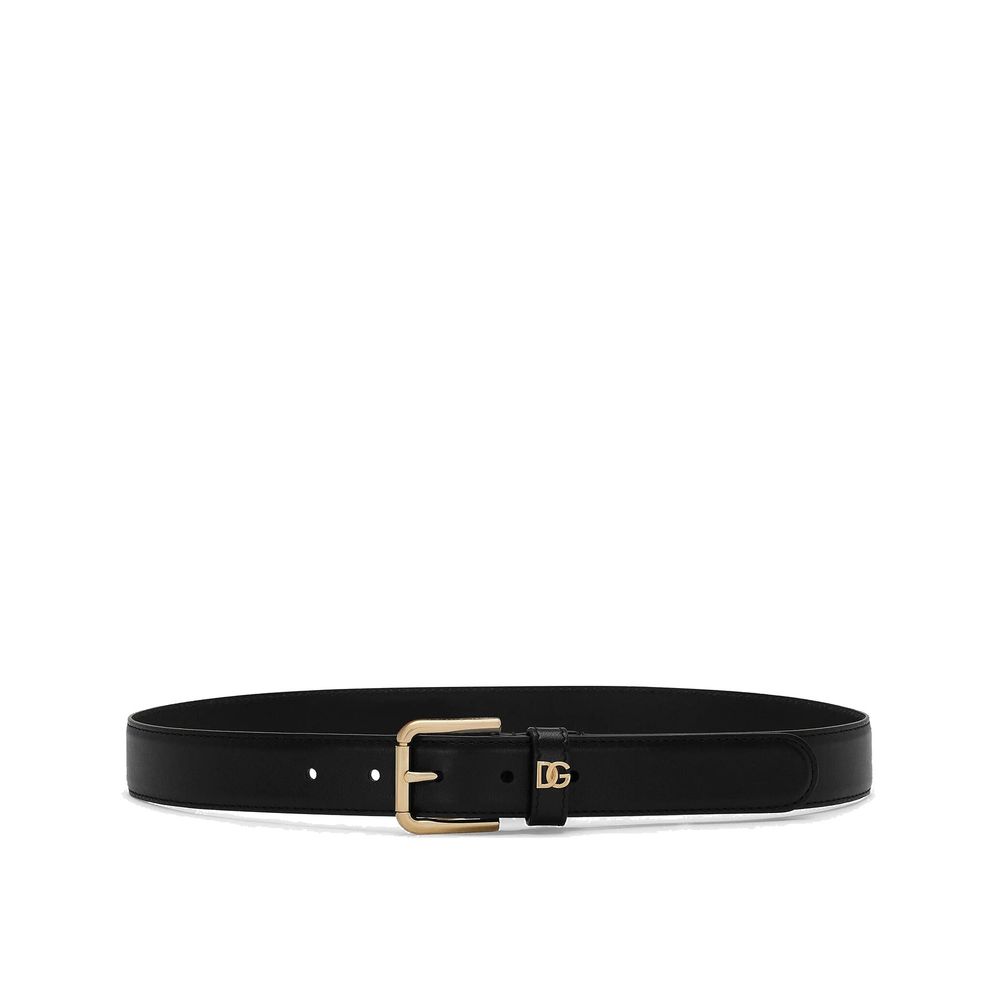 Dolce & Gabbana Logo-Gürtel aus Leder