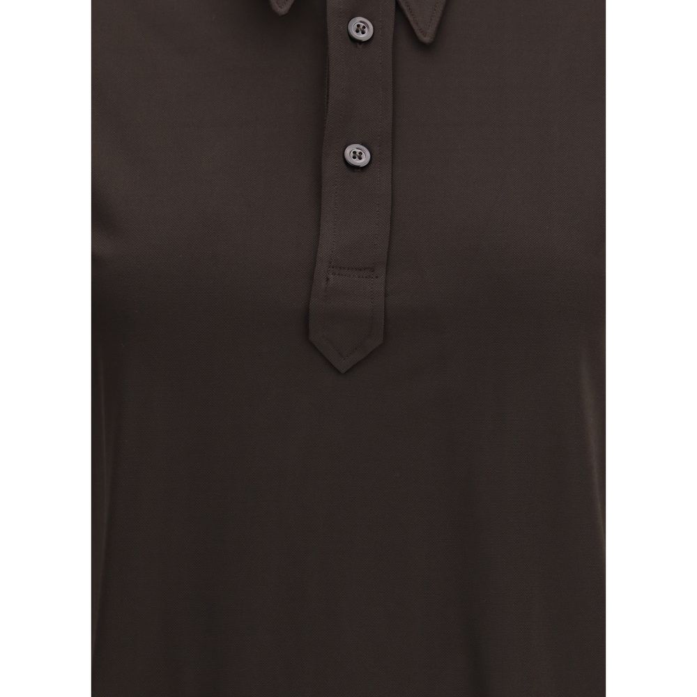 Margiela Halbtransparentes Polohemd