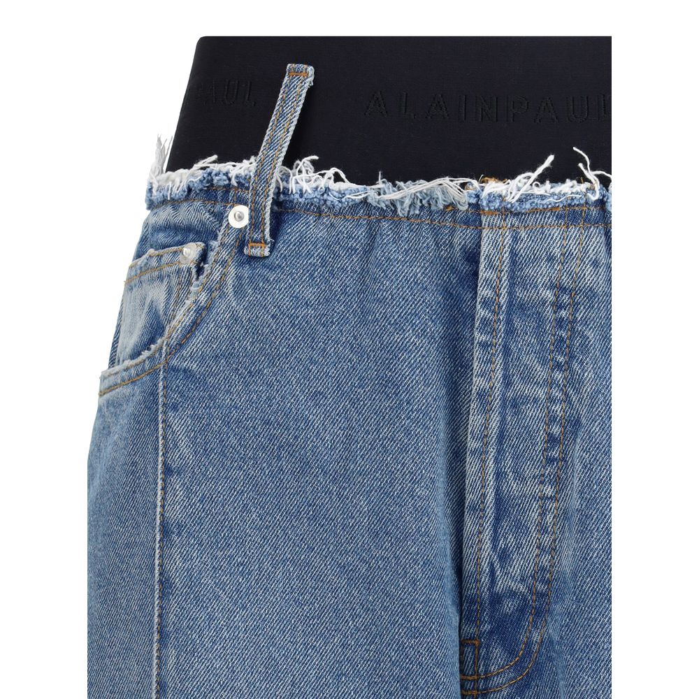 ALAINPAUL Elastische Taille Jeans