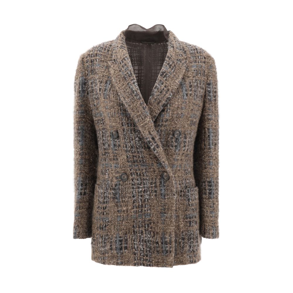 Brunello Cucinelli Blazer-Jacke aus Mohair