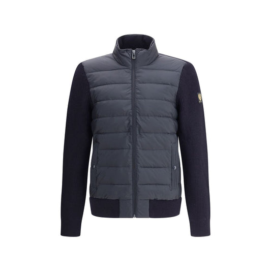 Belstaff Vollständig gefütterte Nylonjacke in Blau