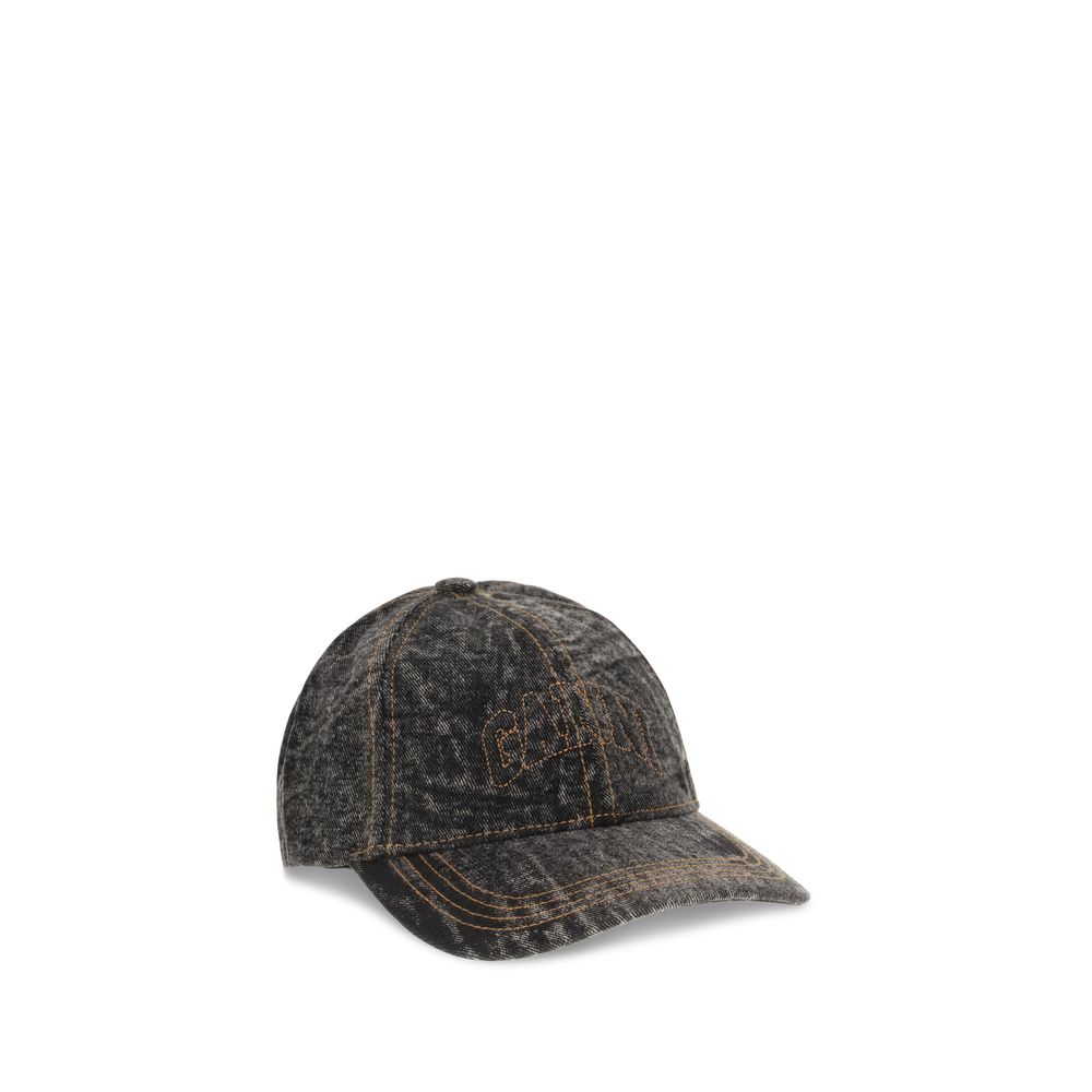Ganni Baseballmütze aus Denim