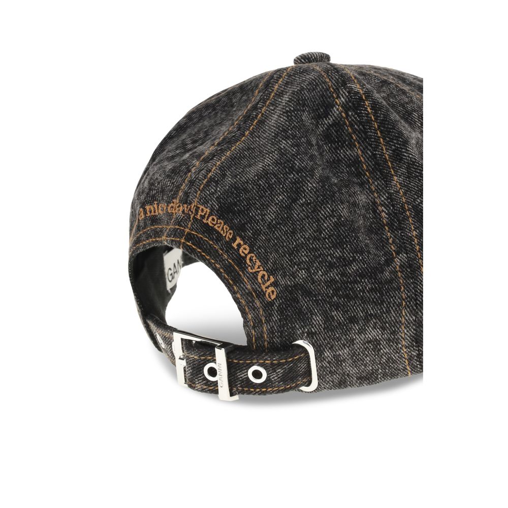 Ganni Baseballmütze aus Denim