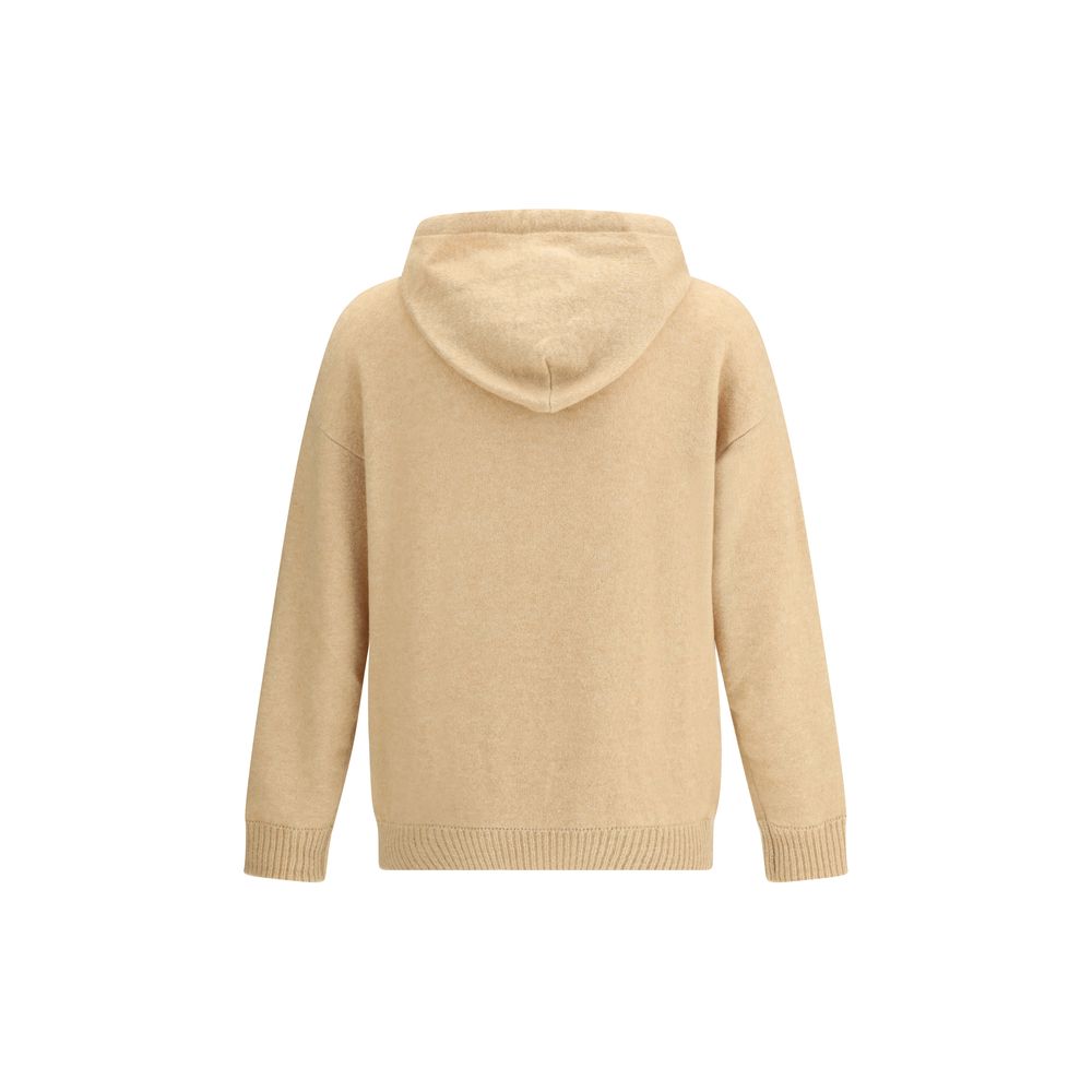 Laneus Pullover mit Kaschmirhaube