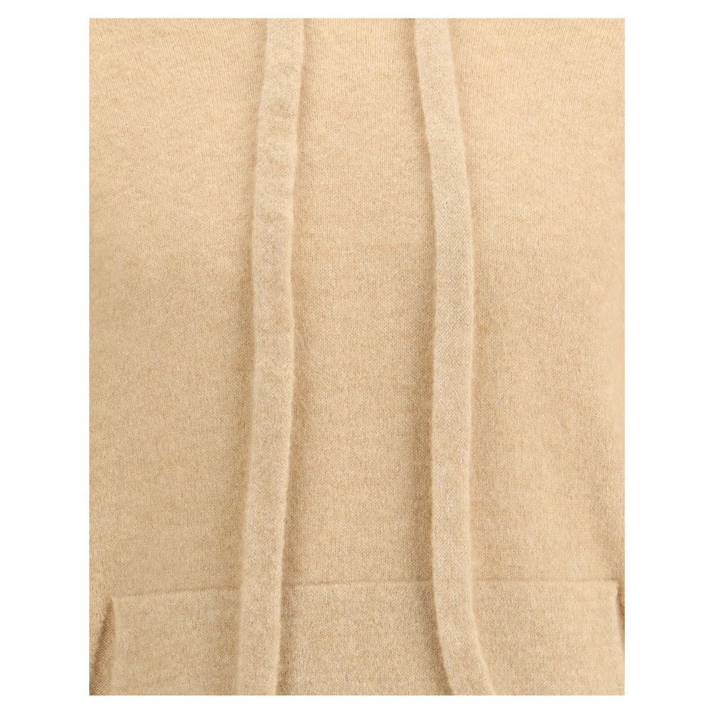 Laneus Pullover mit Kaschmirhaube