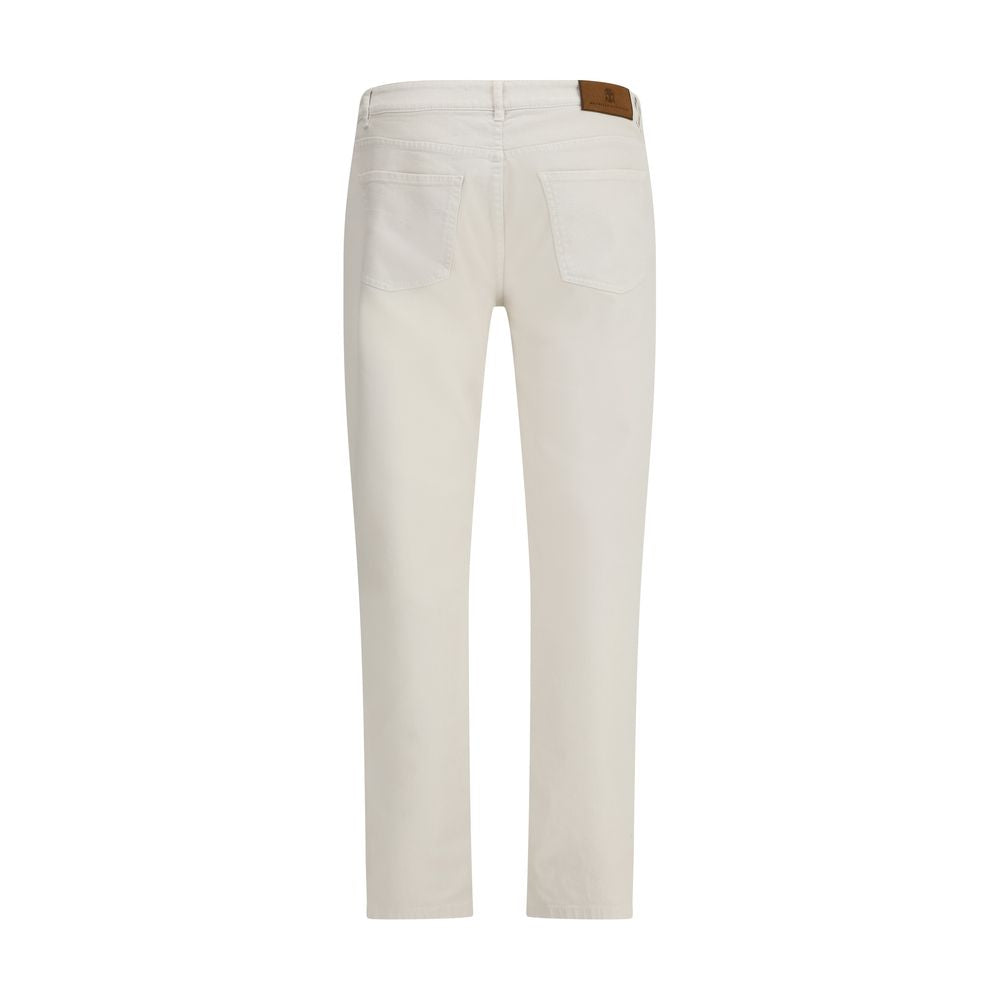 Brunello Cucinelli Slim Jeans aus Baumwolle
