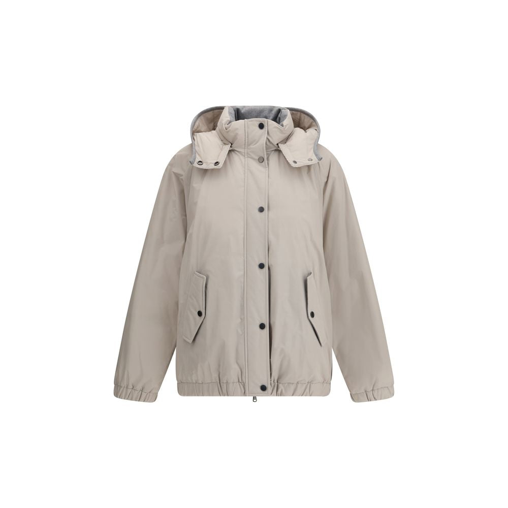 Brunello Cucinelli Gefütterte Daunenjacke