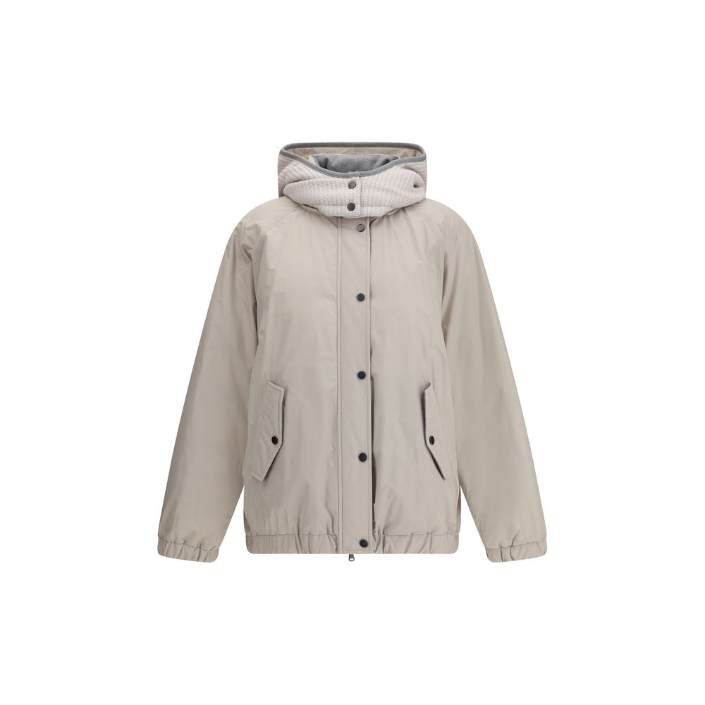 Brunello Cucinelli Gefütterte Daunenjacke