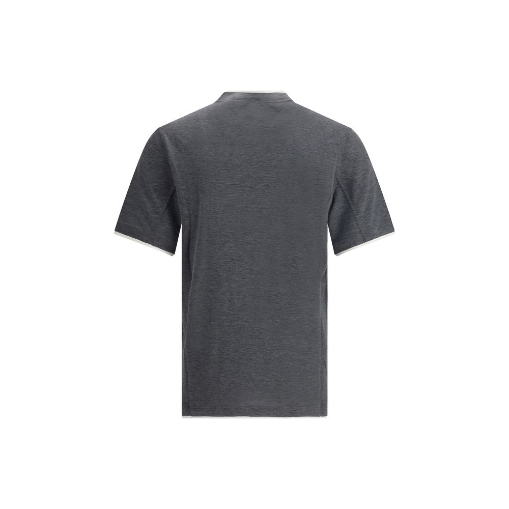 Brunello Cucinelli Seiden-T-Shirt