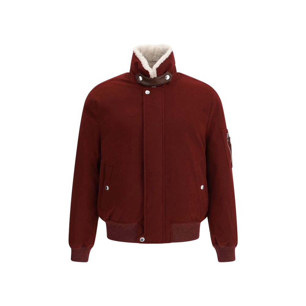 Brunello Cucinelli Daunenjacke aus Wollflanell