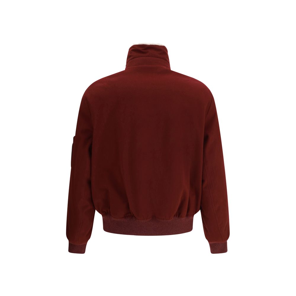 Brunello Cucinelli Daunenjacke aus Wollflanell