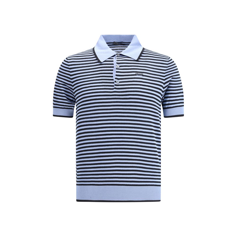 Prada Gestreifter Polopullover
