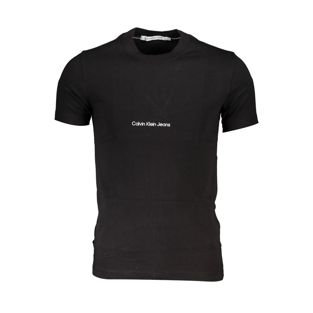 Calvin Klein Schwarzes T-Shirt aus Baumwolle
