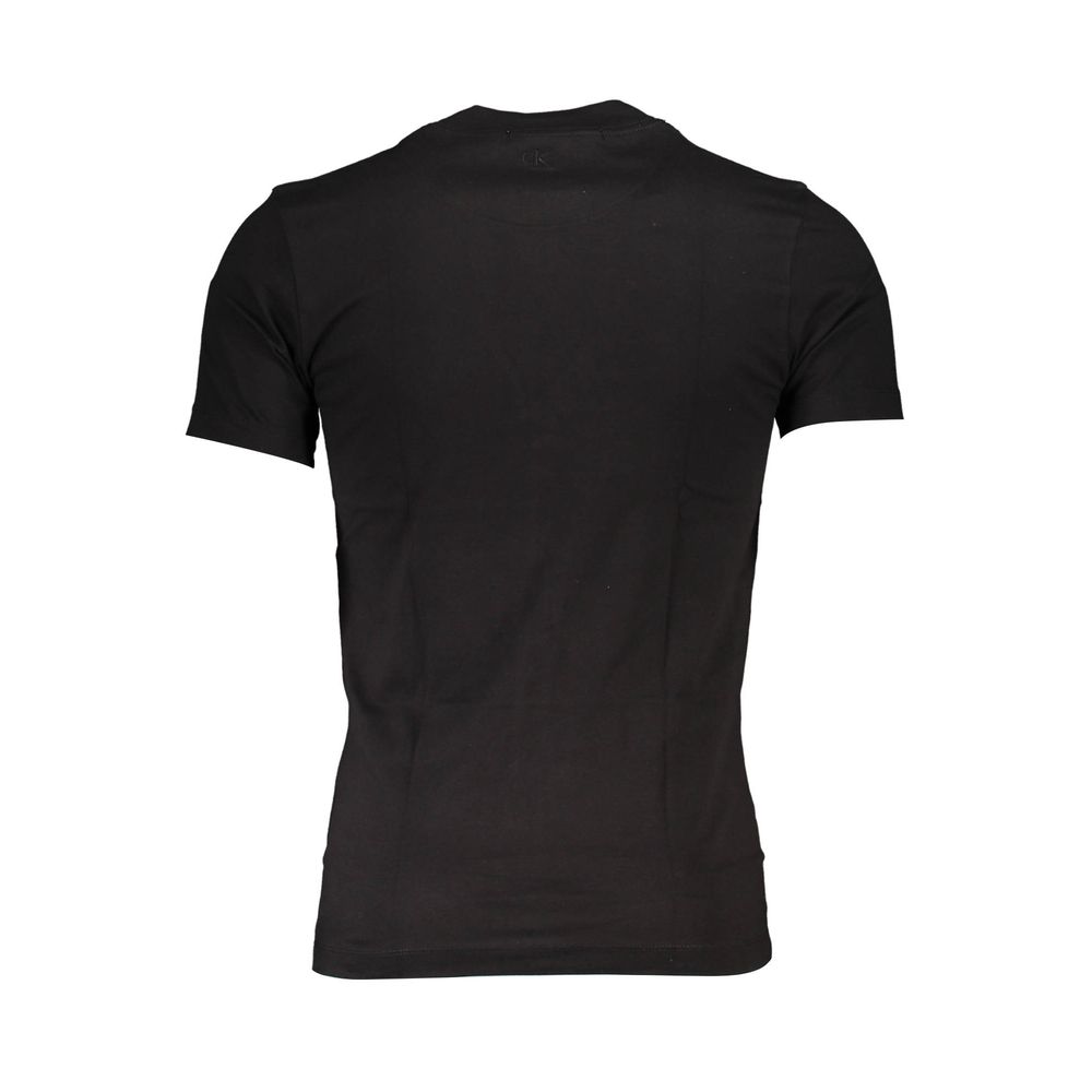 Calvin Klein Schwarzes T-Shirt aus Baumwolle