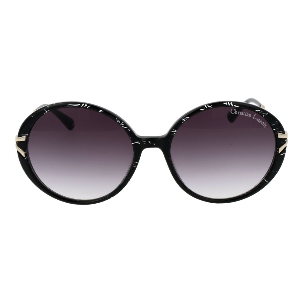 Christian Lacroix Schwarze Frauen Sonnenbrille