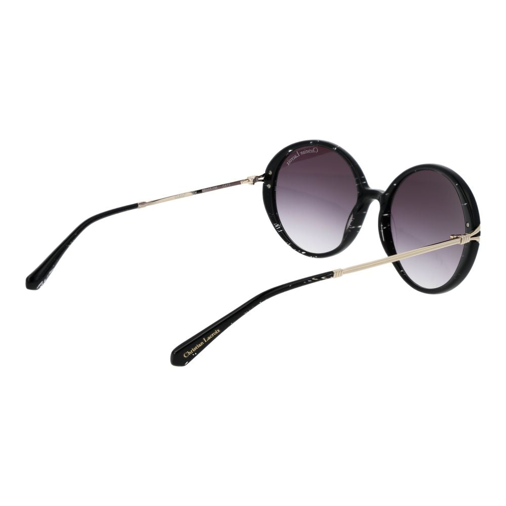 Christian Lacroix Schwarze Frauen Sonnenbrille