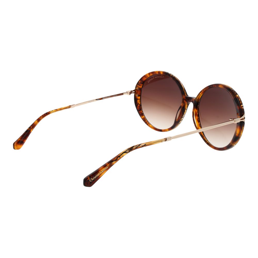 Christian Lacroix Braune Frauen Sonnenbrille