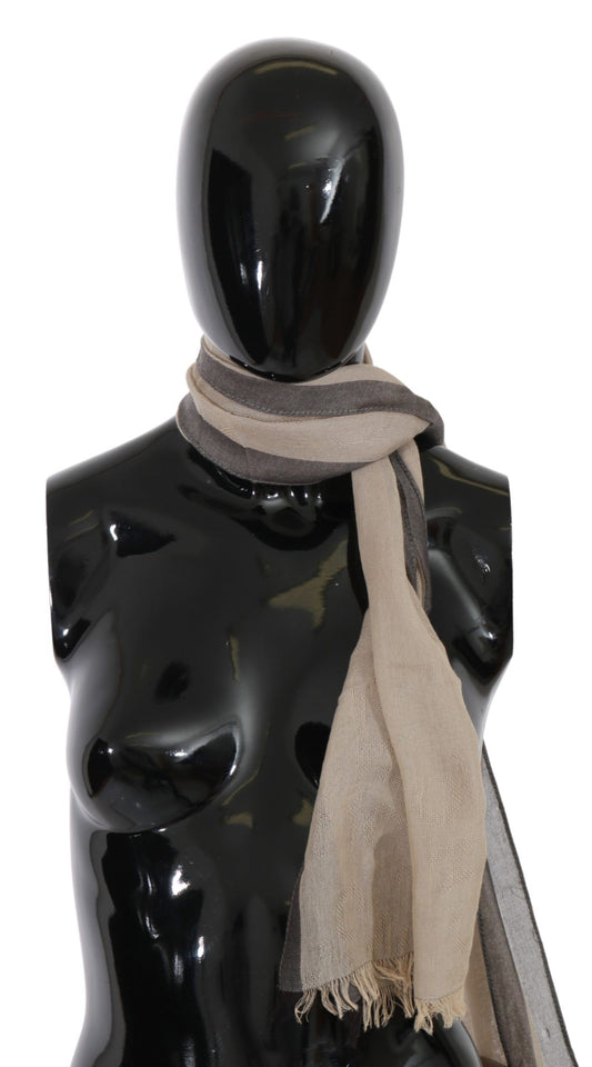 Costume National Beige Damen Baumwollschal Halstuch