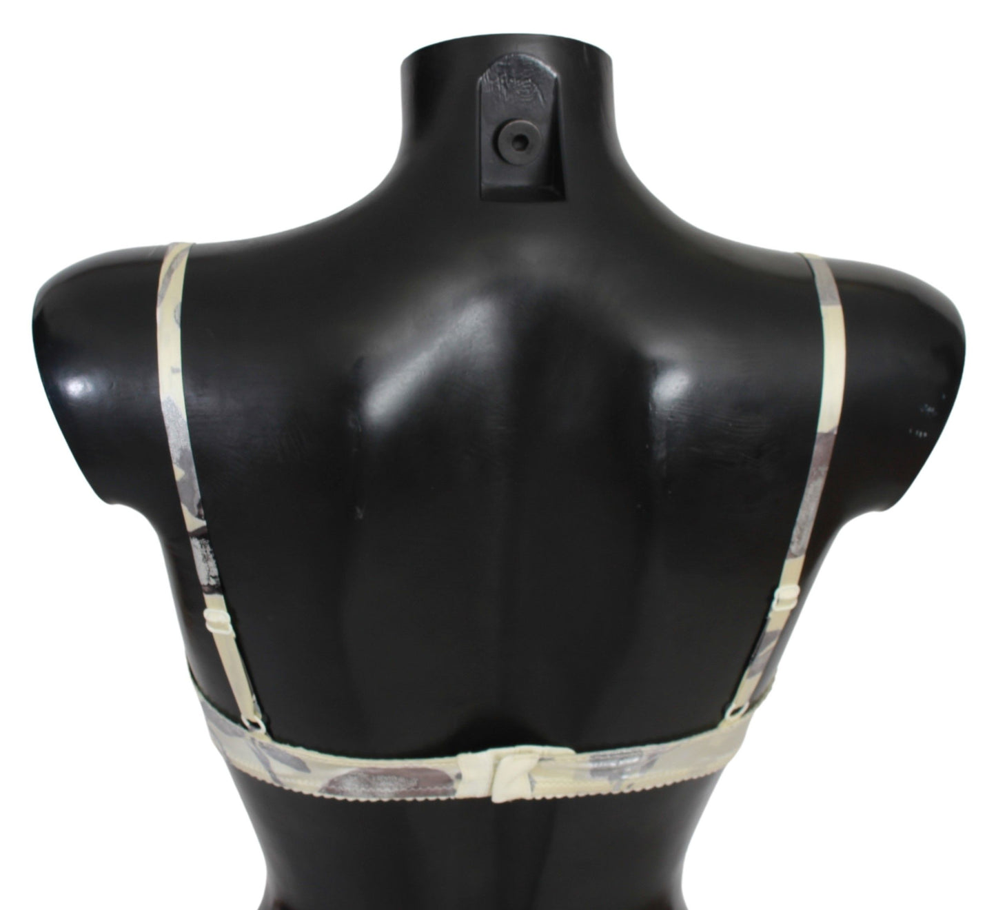 Ermanno Scervino Beige Graue Spitze Balconcino BH Unterwäsche