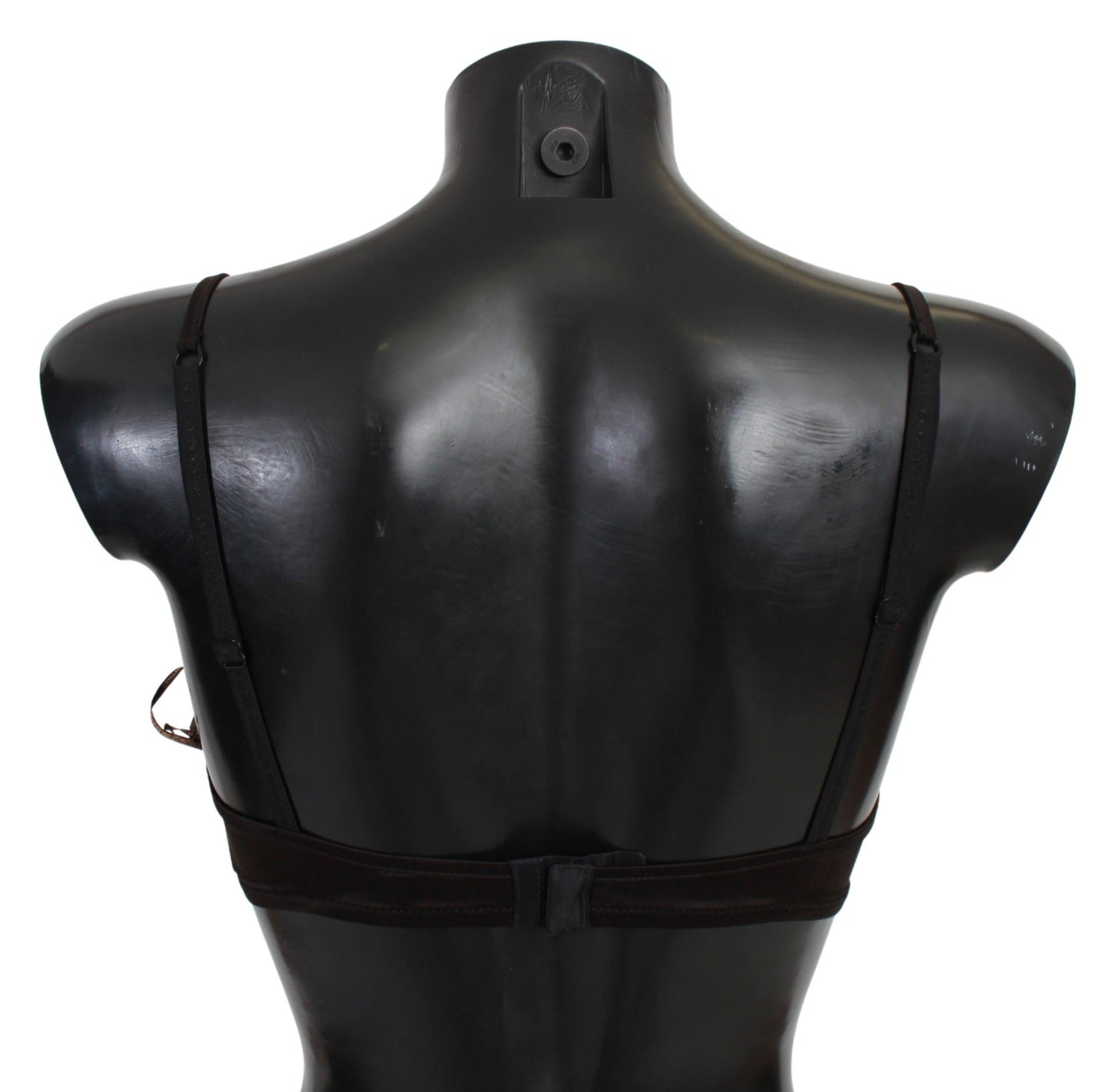 Ermanno Scervino Brauner Balconcino-BH mit Pailletten Unterwäsche