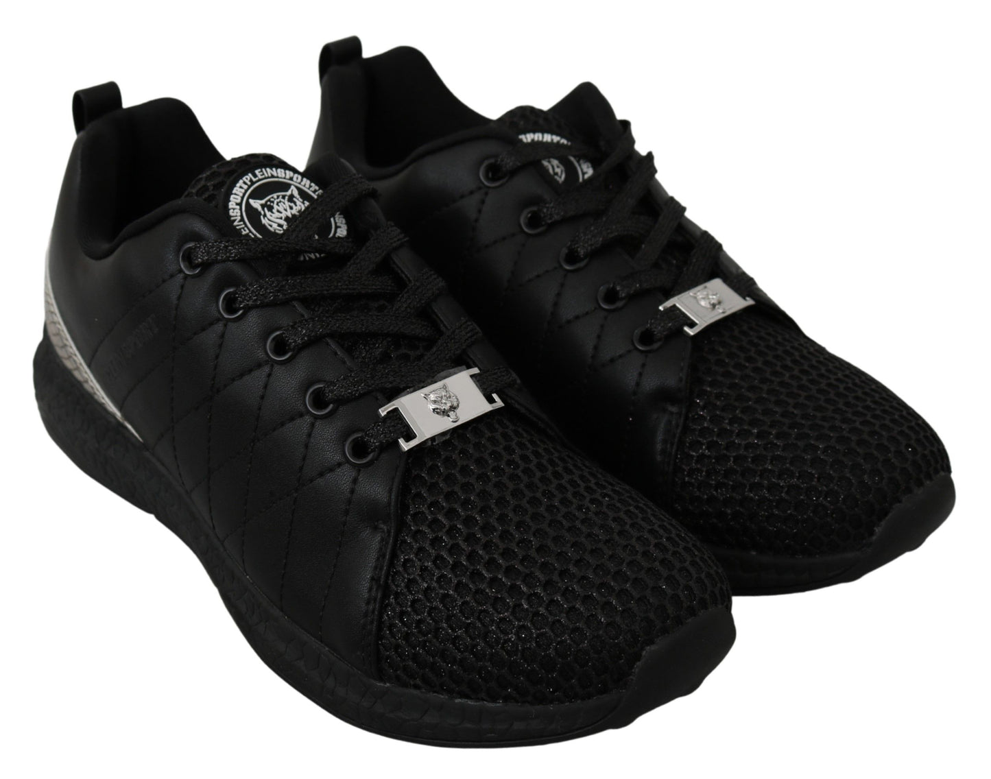 Philipp Plein Schwarz Casual Running Turnschuhe Schuhe