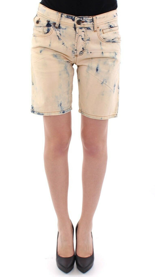 Dolce & Gabbana Blaue Baumwolle gewaschene Jeans Shorts Hosen