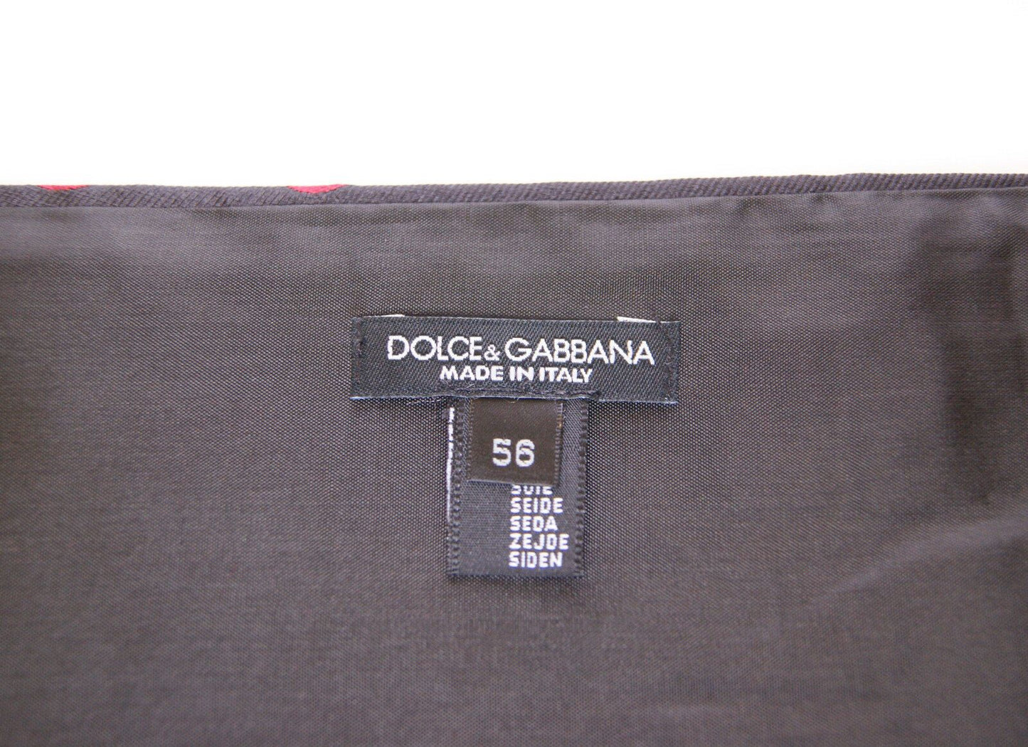 Dolce & Gabbana Schwarzer Smoking Kummerbundgürtel mit Taille