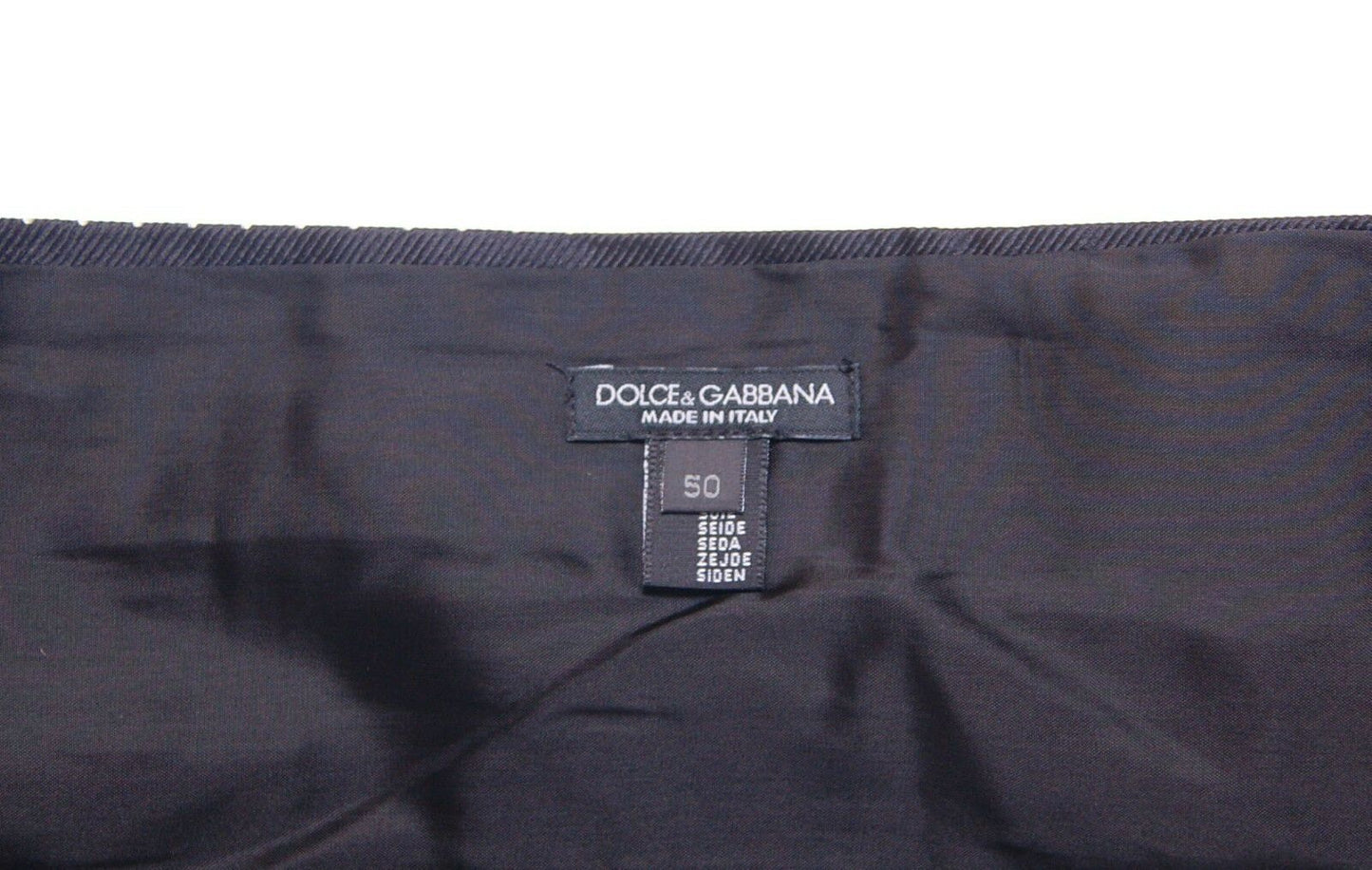 Dolce & Gabbana Schwarzer Smoking Kummerbundgürtel mit Taille