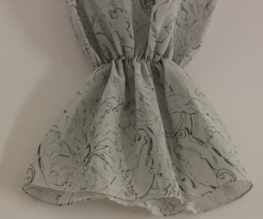 Vika Gazinskaya Blaue Baumwollbluse Tunika