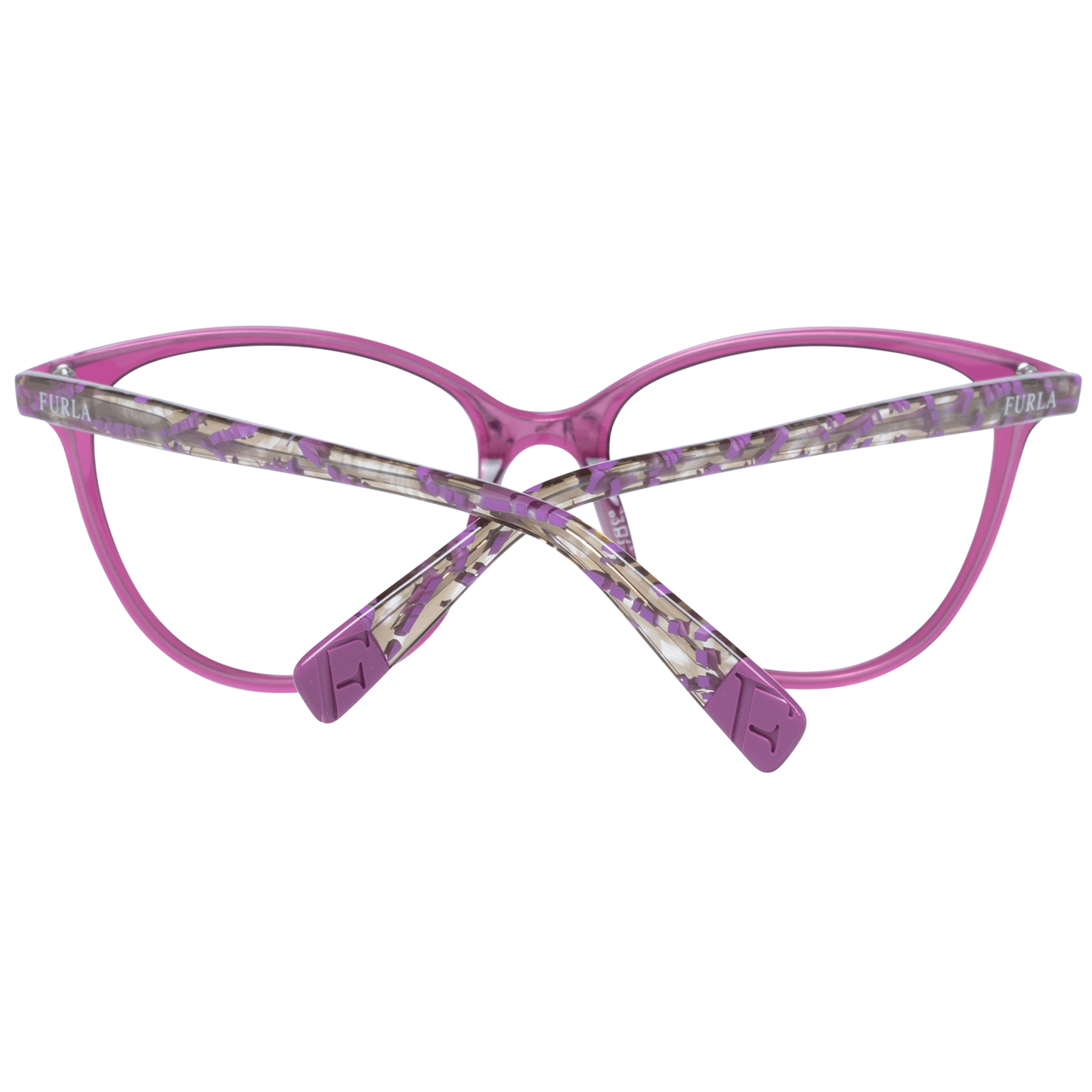 Furla Elegante Katzenaugenbrille lila für Frauen