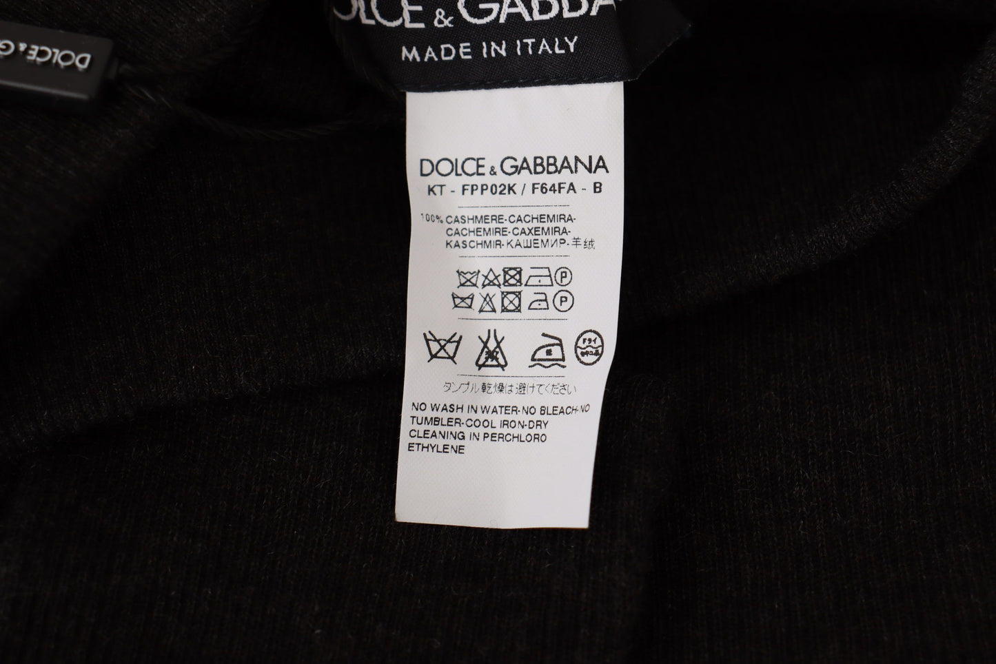 Dolce & Gabbana Graue Kaschmirstrumpfhose Strümpfe Strumpfhosen Socken