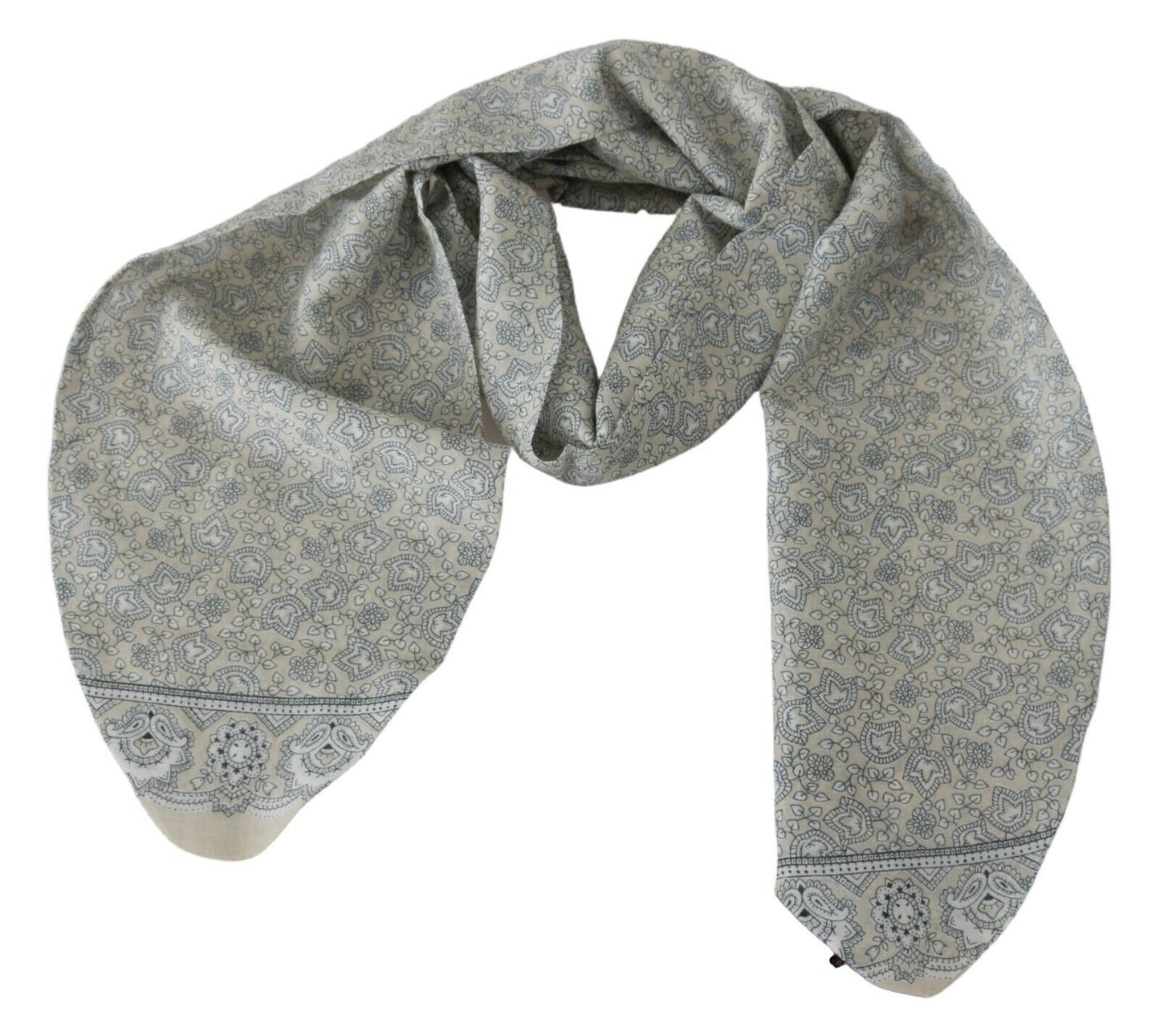 Ermanno Scervino Beige Blau Gürtel Wrap Beachwear Taille