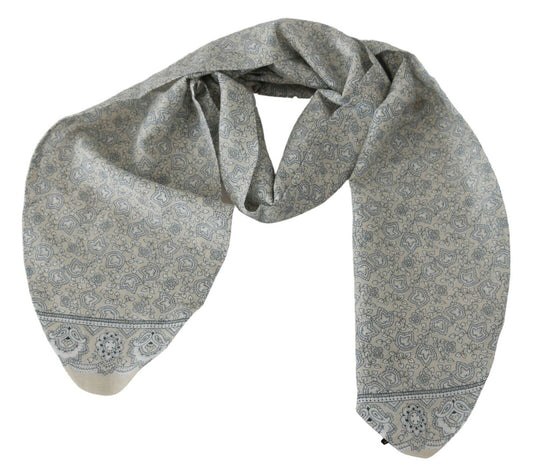 Ermanno Scervino Beige Blau Gürtel Wrap Beachwear Taille