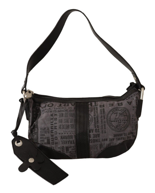 WAYFARER Graue bedruckte Handtasche Umhängetasche Stofftasche