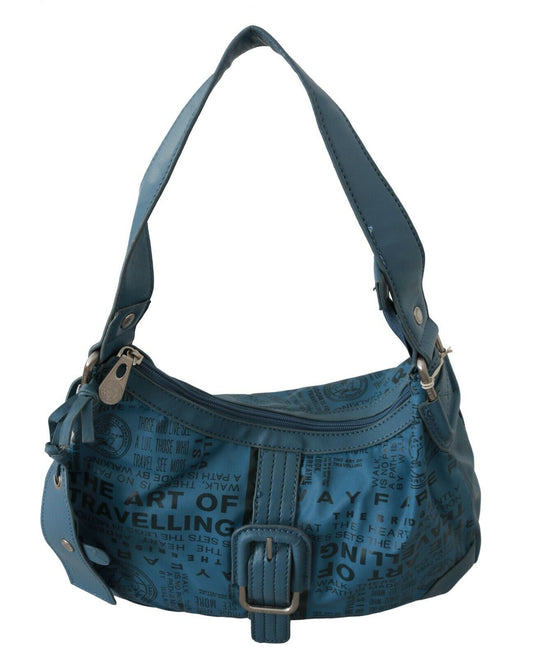 WAYFARER Umhängetasche Bedruckte Handtasche Frauen Blau