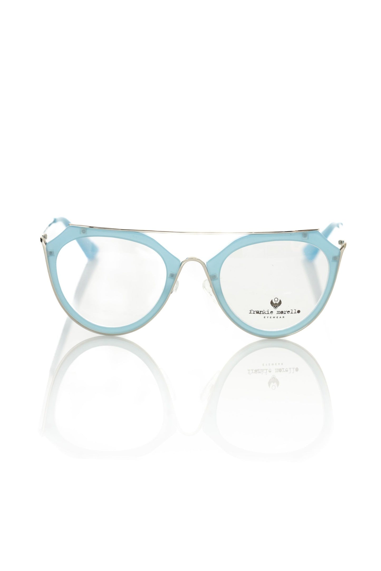 Frankie Morello Hellblaue Damen-Acetatbrille