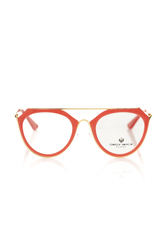 Frankie Morello Rote Damen-Brille aus Azetat