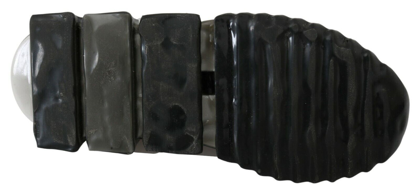 Dolce & Gabbana Schwarz Weiß SORRENTO Sport Stretch Sneakers