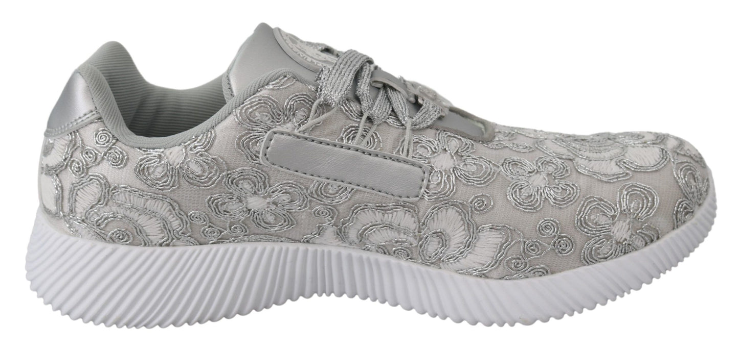 Plein Sport Silver Gleam Runner Joice Turnschuhe
