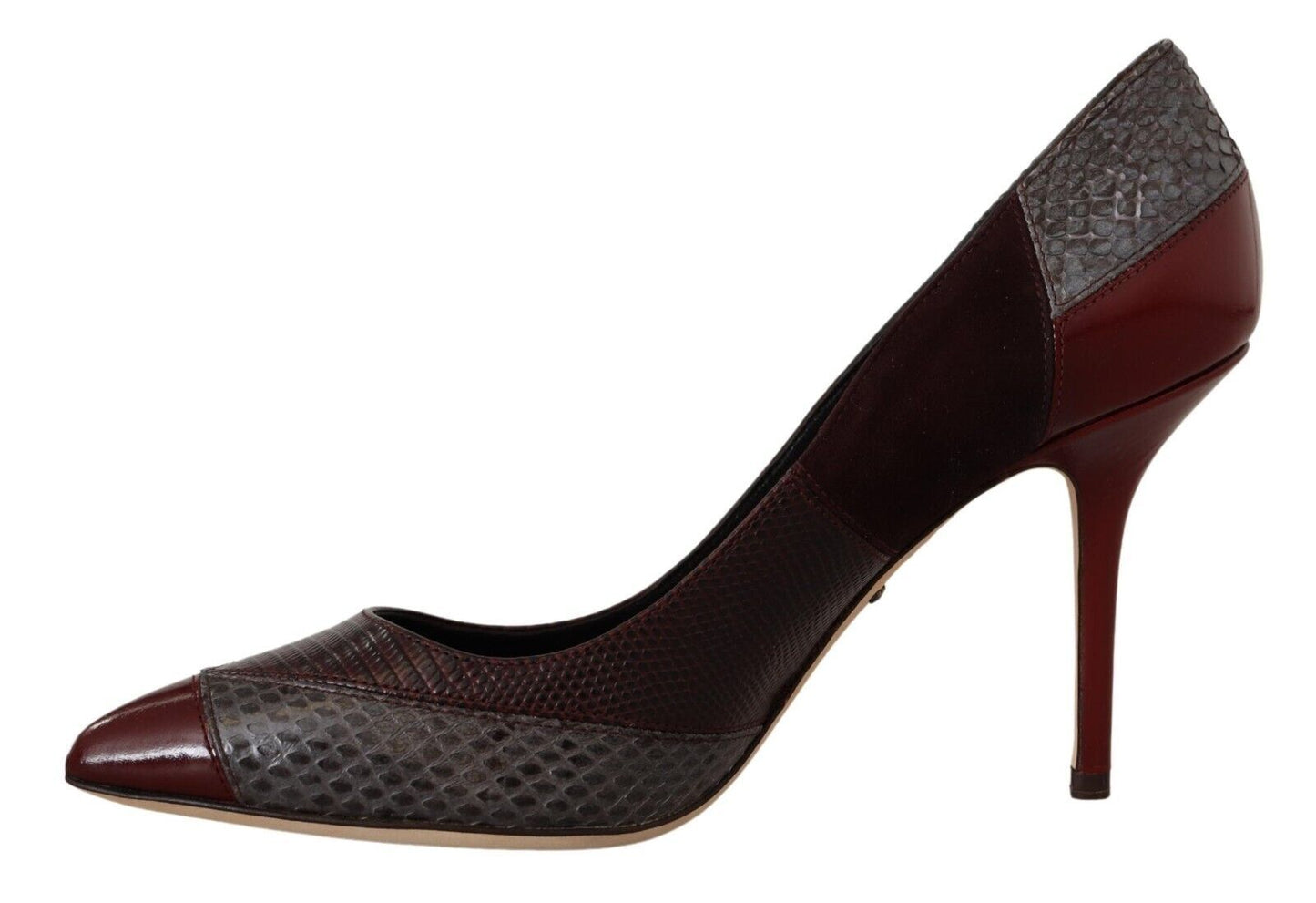 Dolce & Gabbana Multicolor Exotische Leder Absätze Pumps Schuhe
