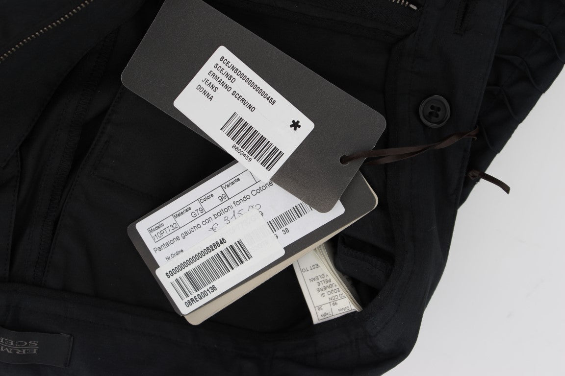 Ermanno Scervino Blaue 3/4 lange Hose aus Baumwolle