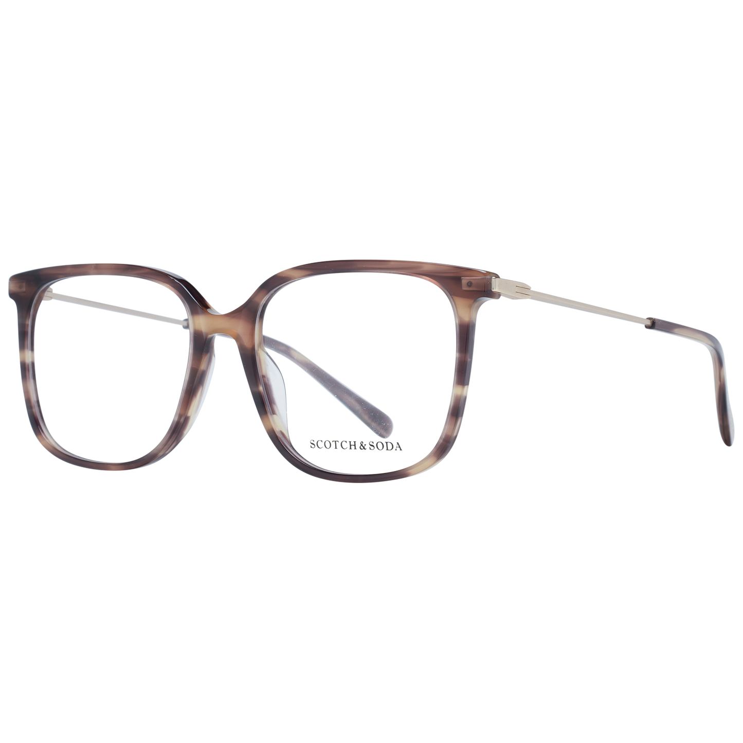 Scotch & Soda Schicke quadratische Acetat-Brillenfassungen