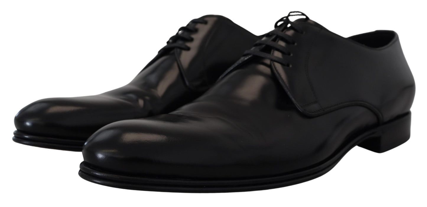Dolce & Gabbana Schwarze Lederschuhe für formelle Anlässe