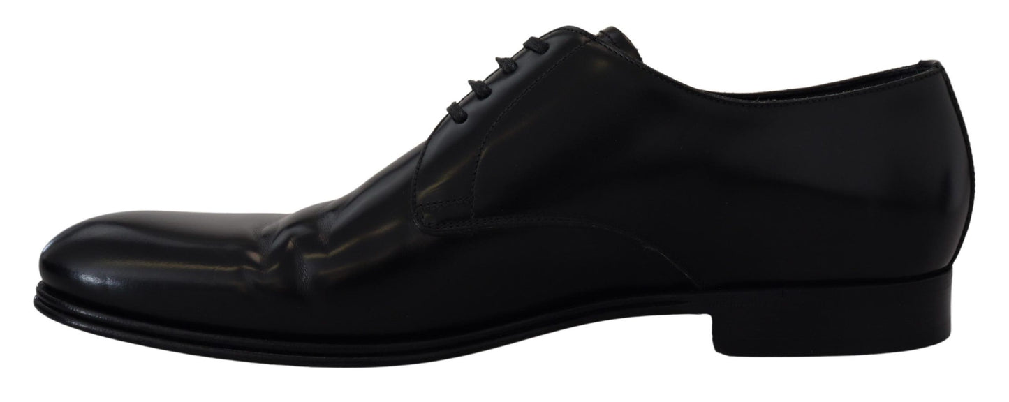 Dolce & Gabbana Schwarze Lederschuhe für formelle Anlässe
