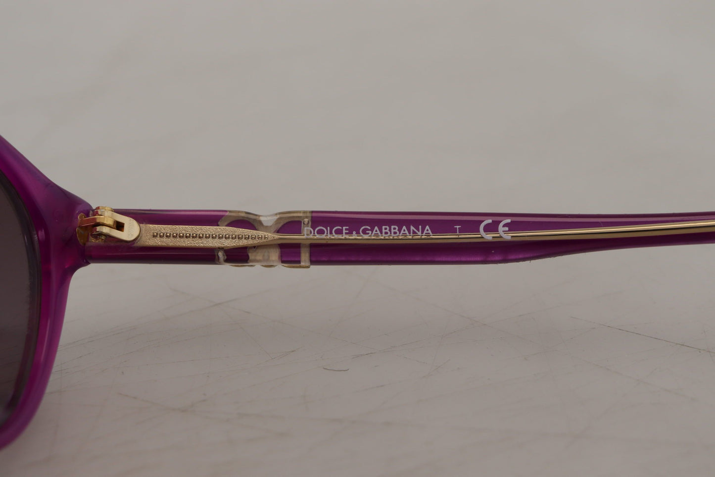 Dolce & Gabbana Lila Acetat Rahmen Runde Schattierungen DG4171P Sonnenbrille