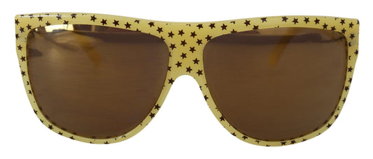 Dolce & Gabbana Gelbe Sterne Acetat Square Shades DG4125 Sonnenbrille
