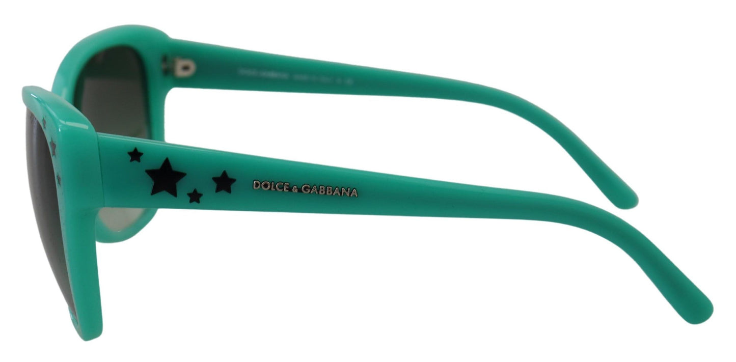 Dolce & Gabbana Grüne Sterne Acetat Square Shades DG4124 Sonnenbrille