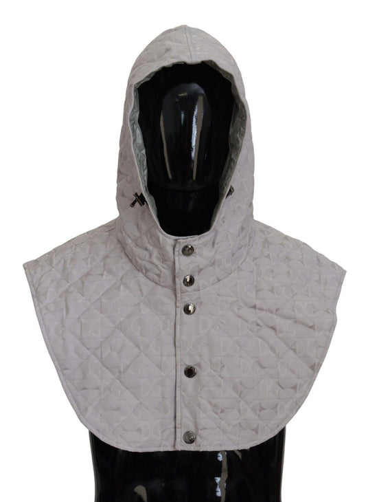 Dolce & Gabbana Weiß gesteppt ganze Kopf wickeln eine Größe Nylon Hut